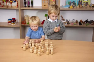 PRIME Alphabet Wooden People - Reduced To Clear!