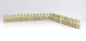 PRIME Alphabet Wooden People - Reduced To Clear!