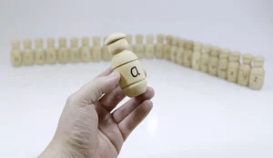 PRIME Alphabet Wooden People - Reduced To Clear!