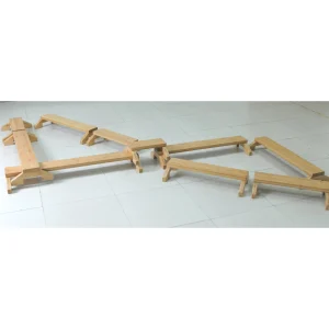Educational Toys Bamboo Balance Path (8cm Wide - Set 9)