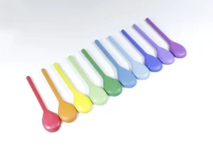 PRIME 10 COLOURED SPOONS - Reduced To Clear!