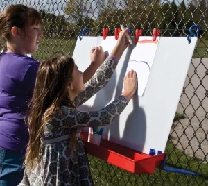 Educational Toys Double Hanging Fence Easel