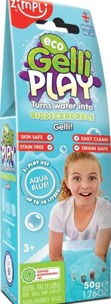 Zimplikids Eco Gelli Play (Orange or Aqua) 50g