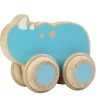 Educational Toys Eco-Friendly Push Along Rhino - REDUCE TO CLEAR!