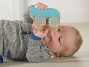 Educational Toys Eco-Friendly Push Along Rhino - REDUCE TO CLEAR!