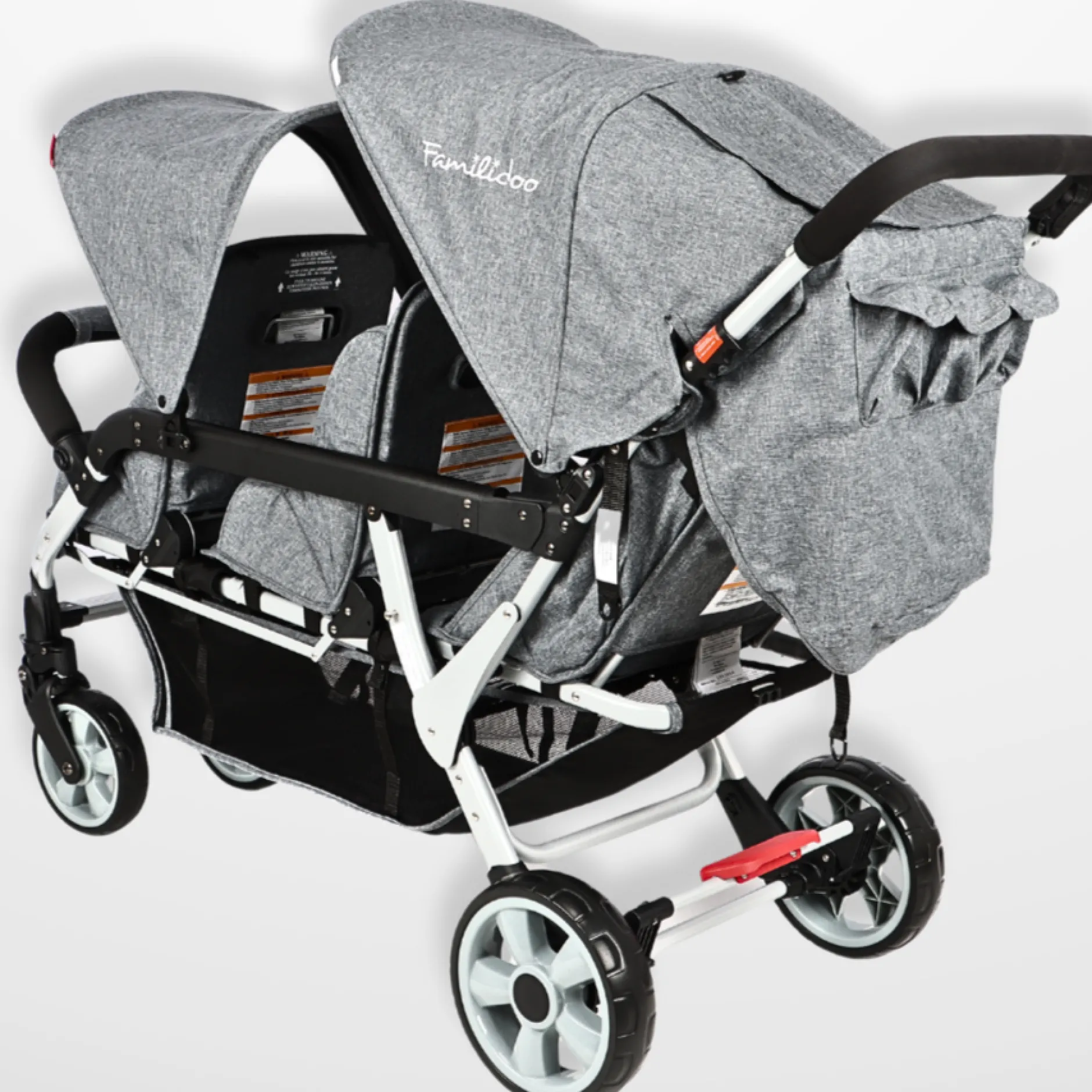 familidoo__seater_lightwe_1.webp Familidoo 3 Seater Lightweight Stroller Plus Free Rain Cover