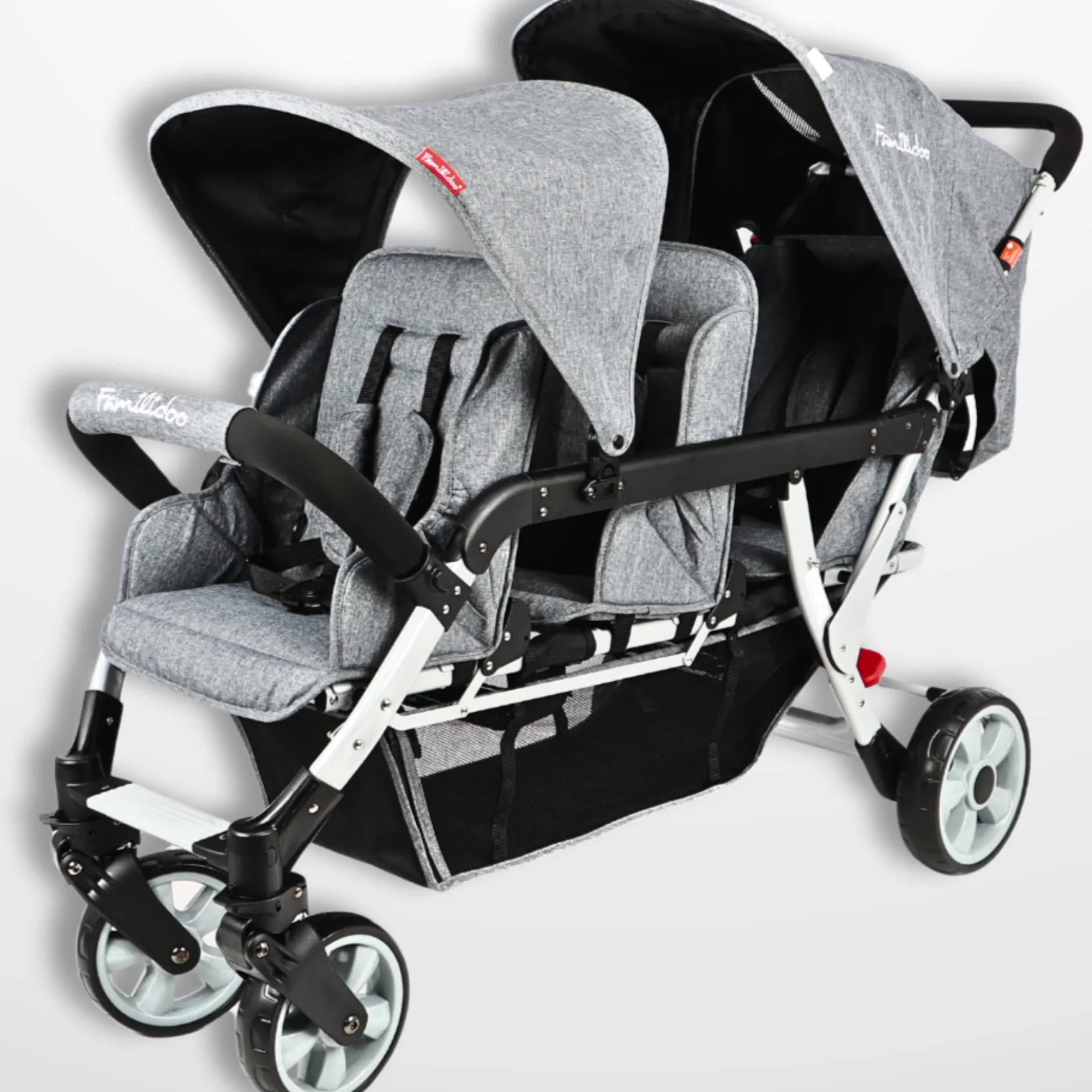 familidoo__seater_lightwe_19.webp Familidoo 3 Seater Lightweight Stroller Plus Free Rain Cover