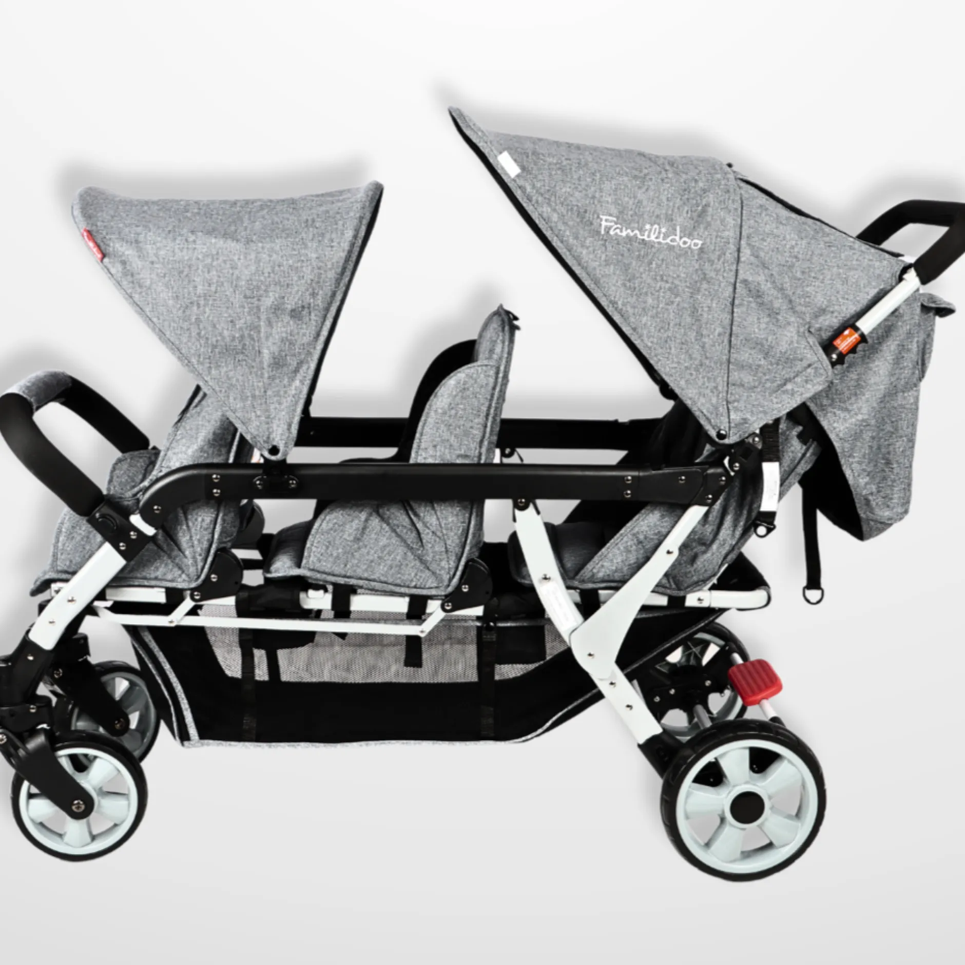 familidoo__seater_lightwe_2.webp Familidoo 3 Seater Lightweight Stroller Plus Free Rain Cover