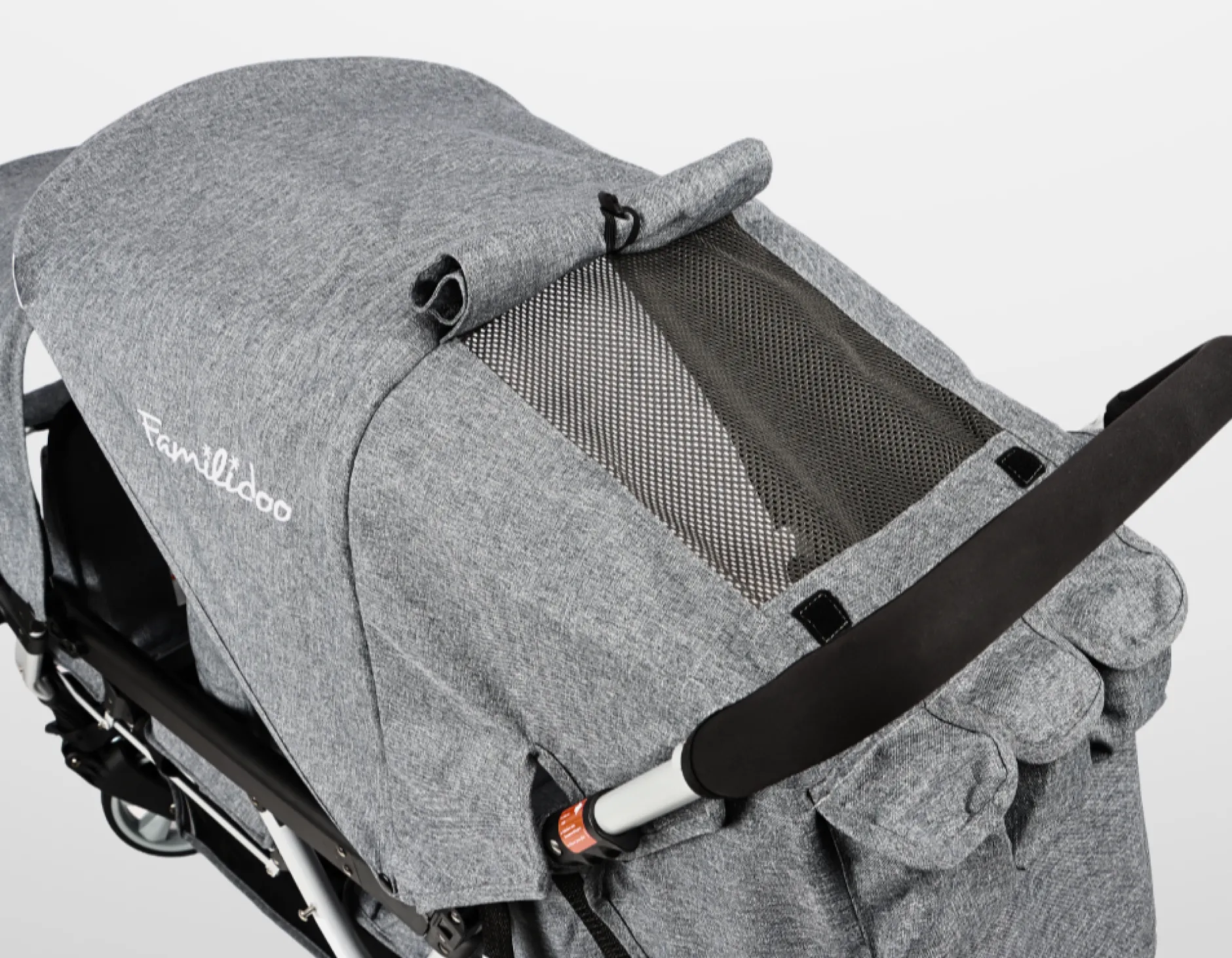 familidoo__seater_lightwe_7.webp Familidoo 3 Seater Lightweight Stroller Plus Free Rain Cover