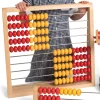 KNOWLEDGE BUILDER Giant 100 Bead Abacus - Colours - Reduced To Clear!