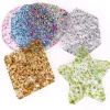 Educational Toys Glitter Acrylic Shapes 6 pcs