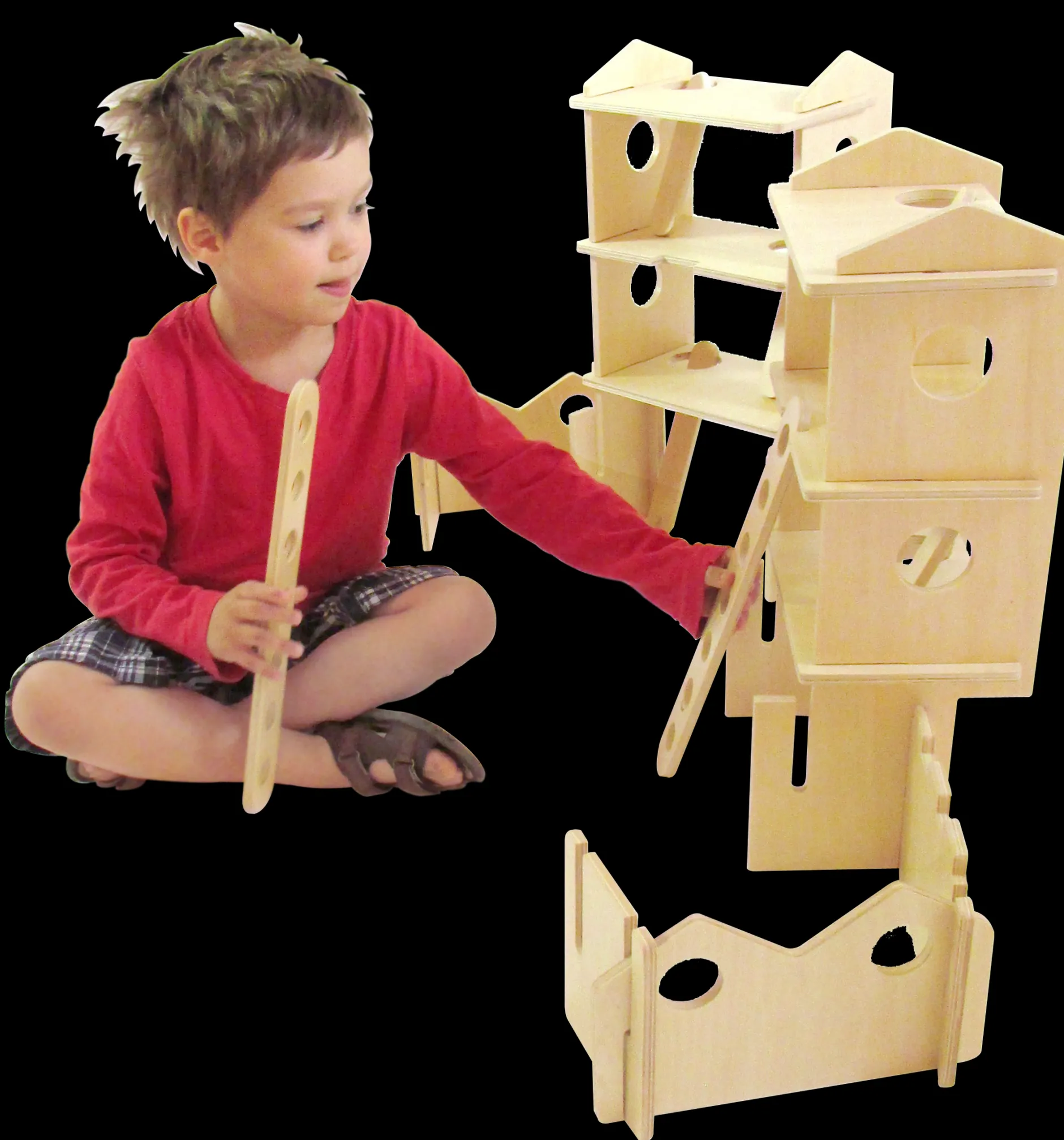 happy_architect_tower_set_3.webp Cicada Happy Architect Tower Set - 26 Natural Pieces