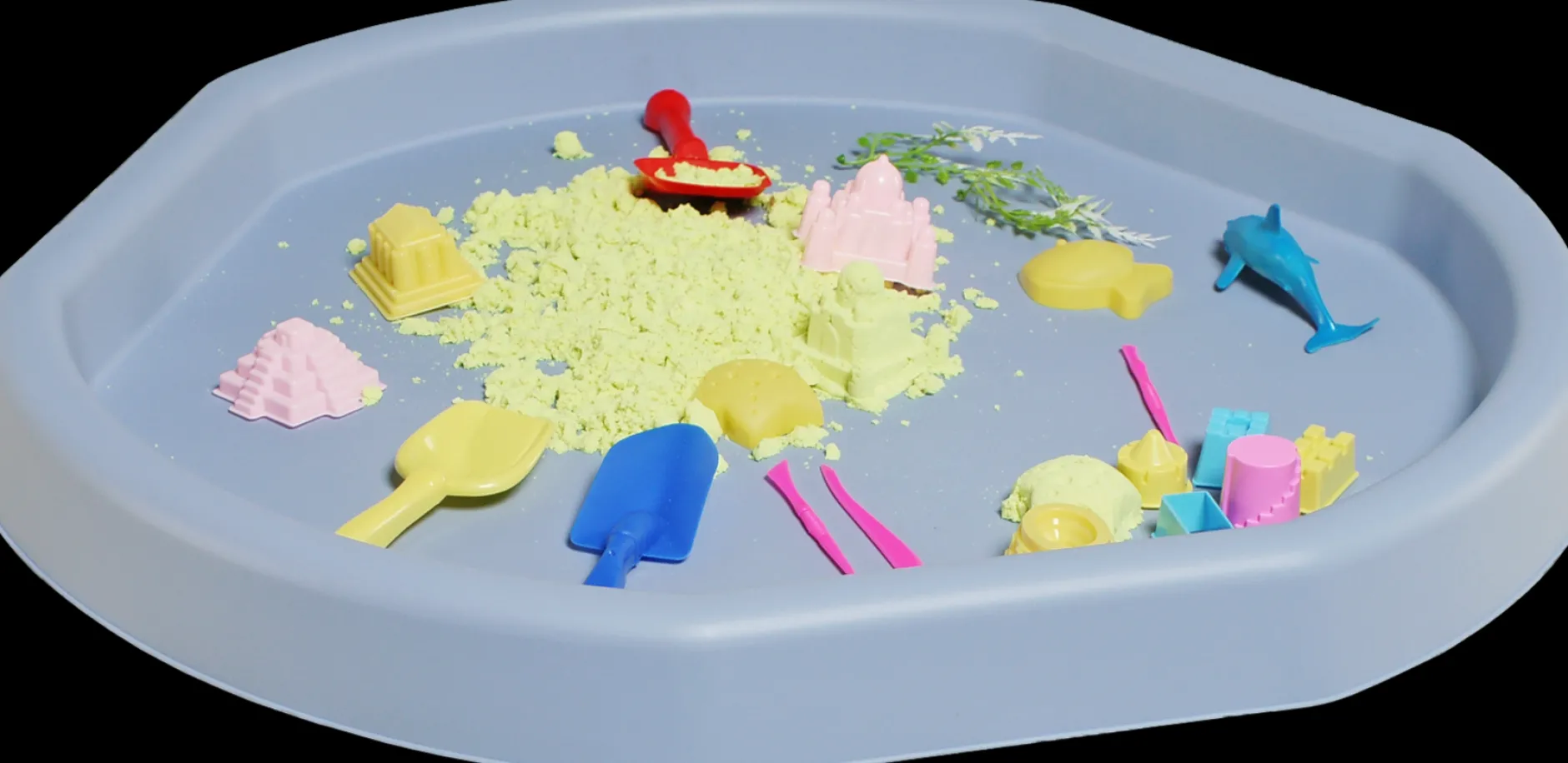 hexacle_tuff_tray_cm__ice_1.webp Educational Toys Hexacle Tuff Tray (73cm) - Ice Blue