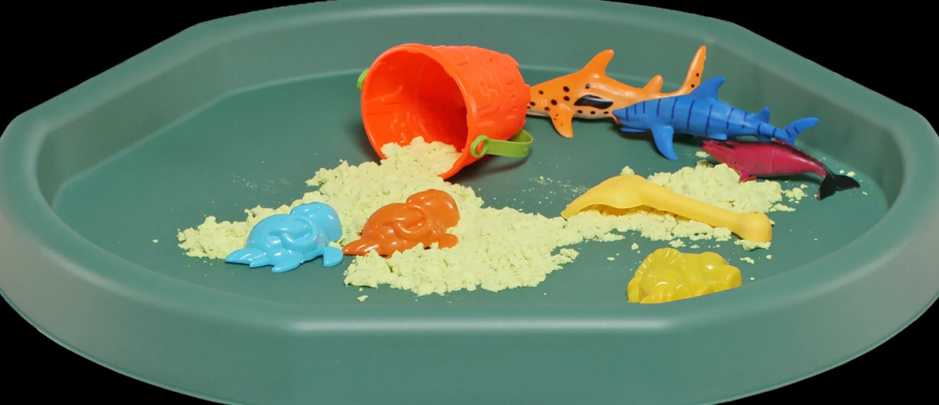 hexacle_tuff_tray_cm__jun_6.webp Educational Toys Hexacle Tuff Tray (73cm) - Jungle Green