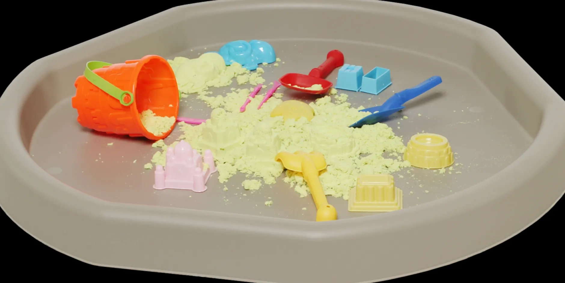 hexacle_tuff_tray_cm__san_1.webp Educational Toys Hexacle Tuff Tray (73cm) - Sand Taupe