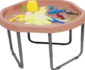 Cheng Hexacle Tuff Tray (90cm) and stand - Coral Pink