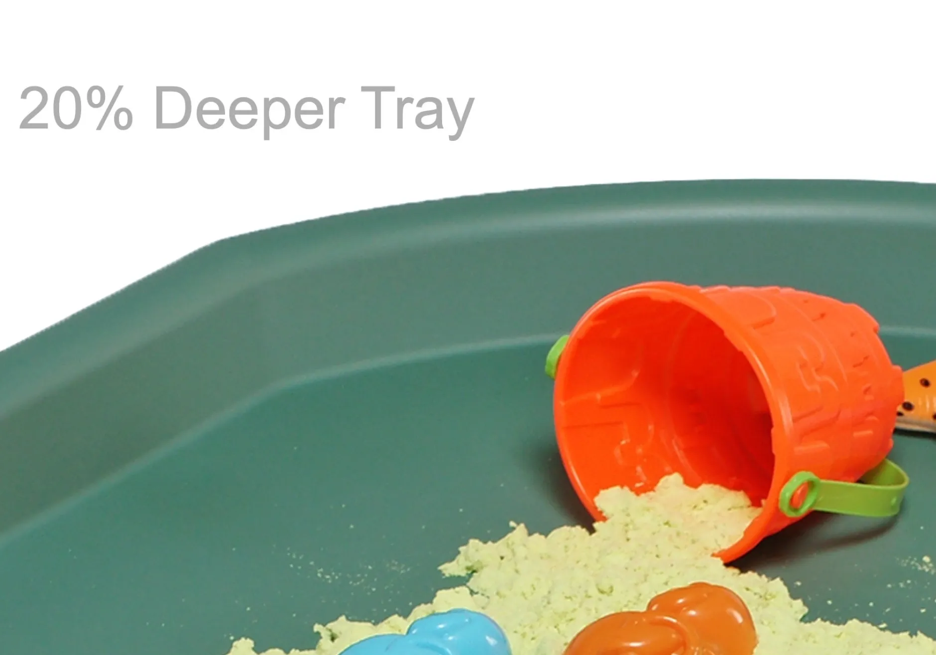 hexacle_tuff_tray_cm_and__2-8.webp Educational Toys Hexacle Tuff Tray (73cm) and stand - Jungle Green