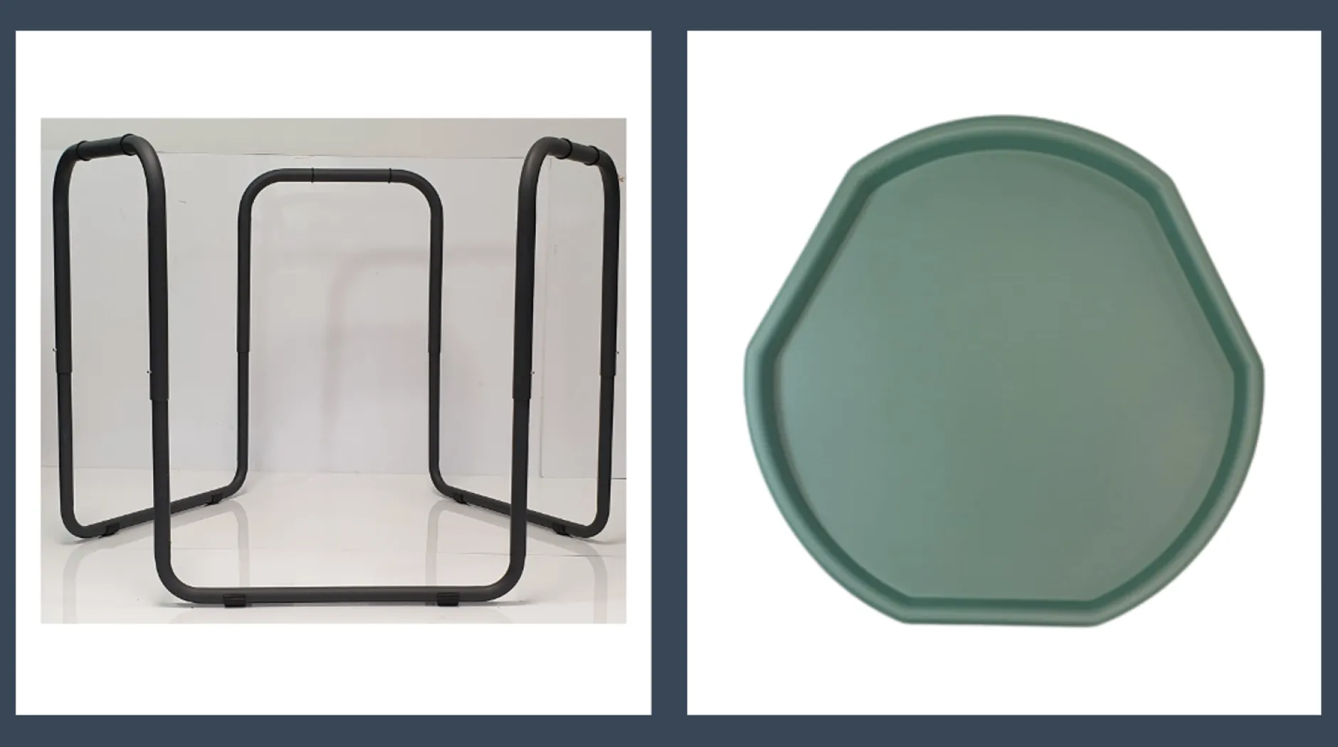 hexacle_tuff_tray_cm_and__7-8.webp Cheng Hexacle Tuff Tray (90cm) and stand - Jungle Green