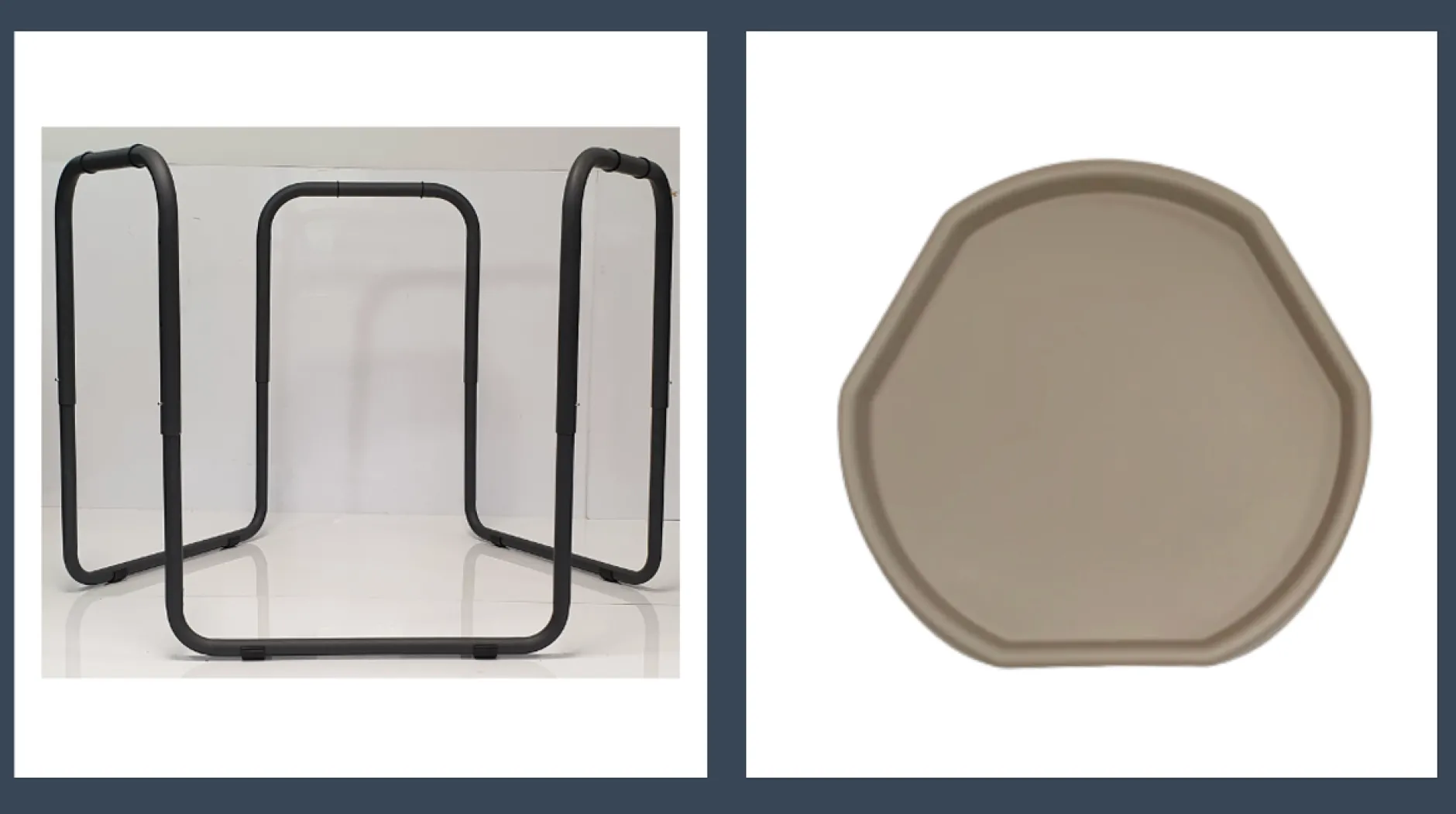hexacle_tuff_tray_cm_and__7-9.webp Cheng Hexacle Tuff Tray (90cm) and stand - Sand Taupe