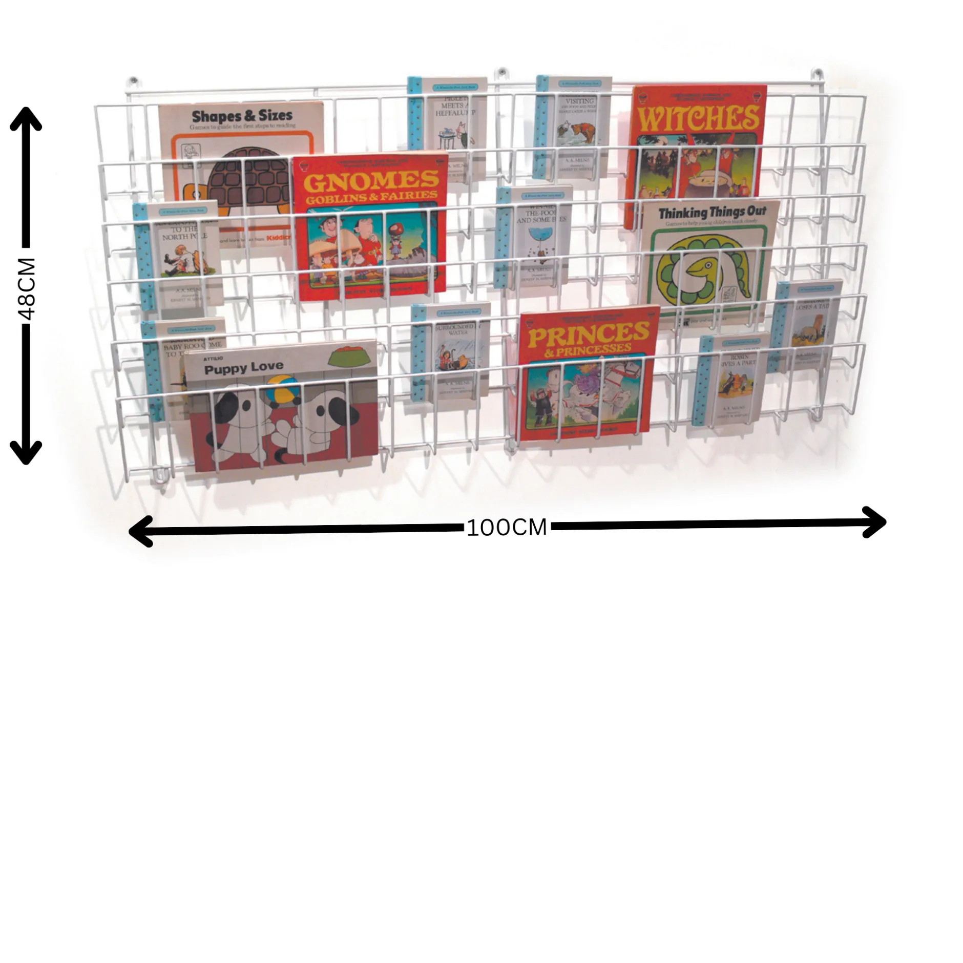 horizontal_wall_big_book__1.webp Educational Toys Horizontal Wall Big Book Rack (3 Deep Shelves)