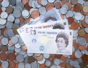 Educational Toys Imitation 20p Coins - Pack of 100 - REDUCED TO CLEAR!