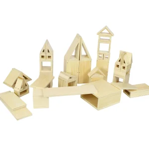 Masterkids Mini Hollow Blocks (No Tray Included) – Wooden Building Set - Reduced To Clear!