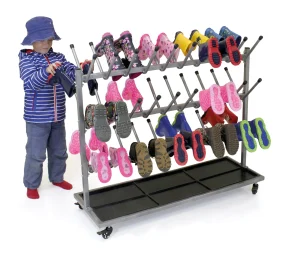 Educational Toys Mobile Welly Boot Storage Trolley (30 Pairs)