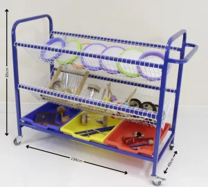Educational Toys Music Storage Trolley With Gratnells Tray