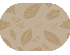 Educational Toys Oval Carpet (Leaf)