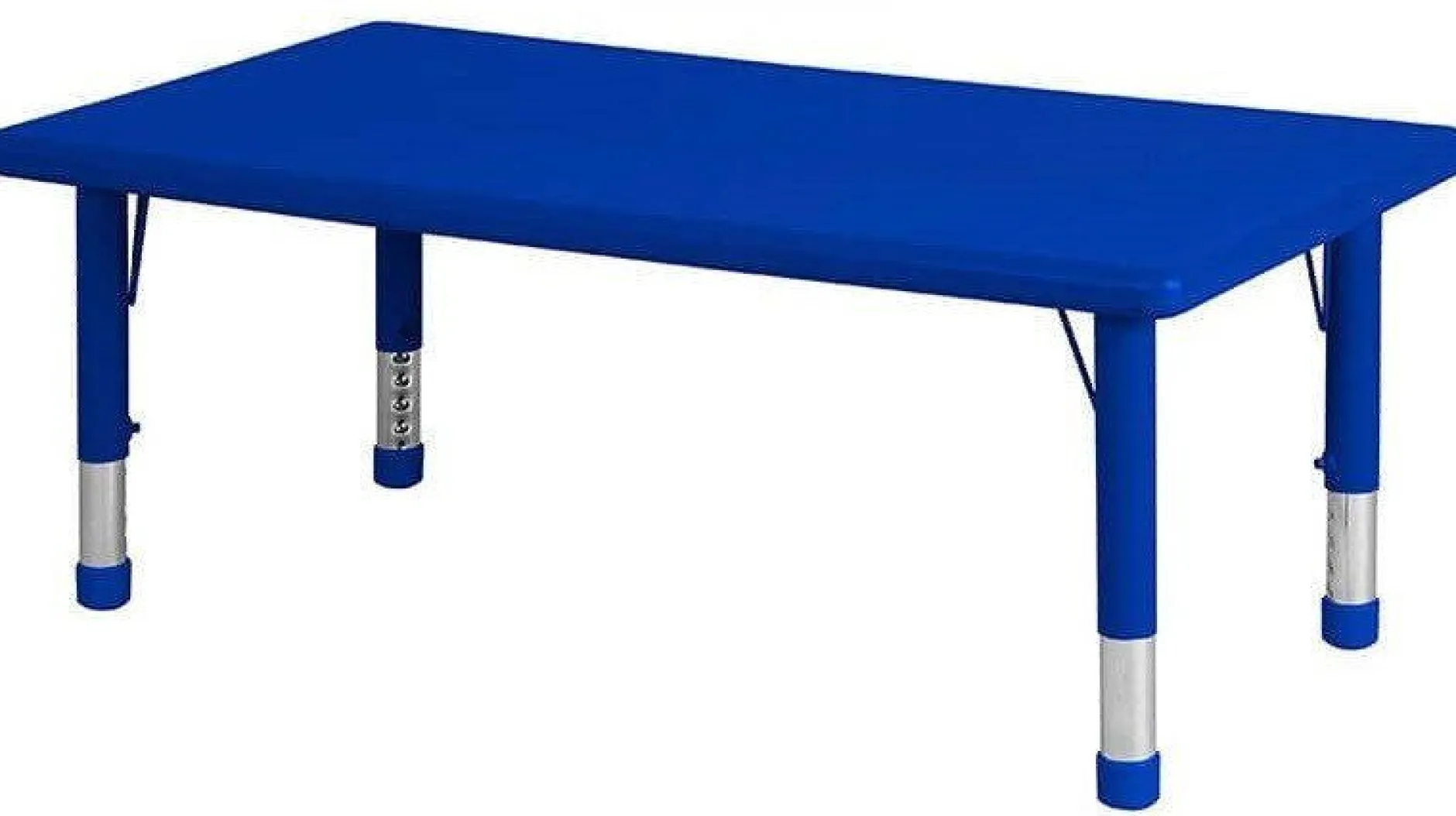 plastic_rectangular_table_2.webp Educational Toys Plastic Rectangular Table Blue with Adjustable Legs