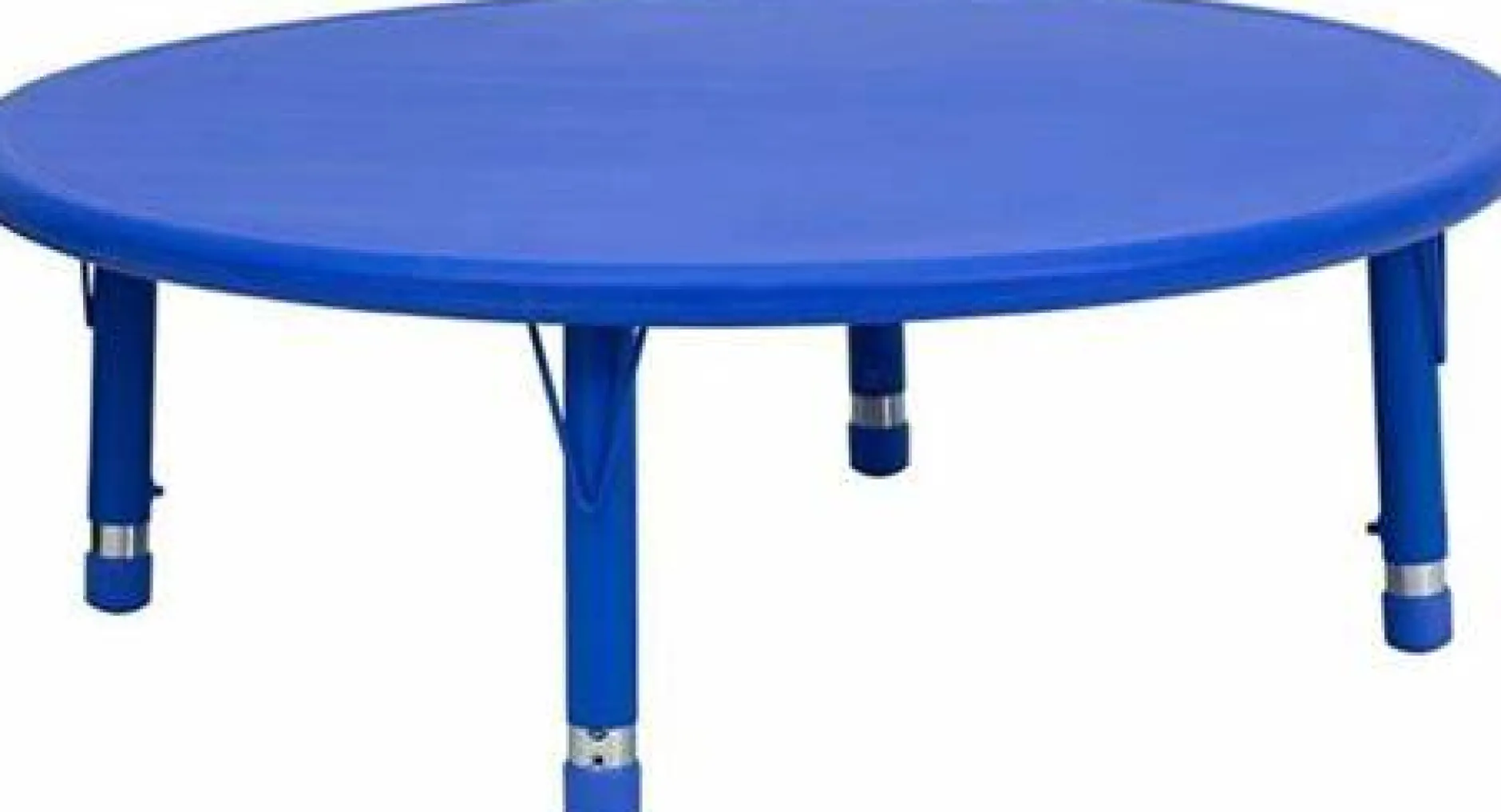 plastic_round_table_blue__1.webp Educational Toys Plastic Round Table Blue with Adjustable Legs