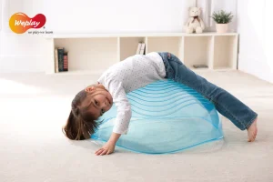 Weplay Rocking Bowl - Clear Blue