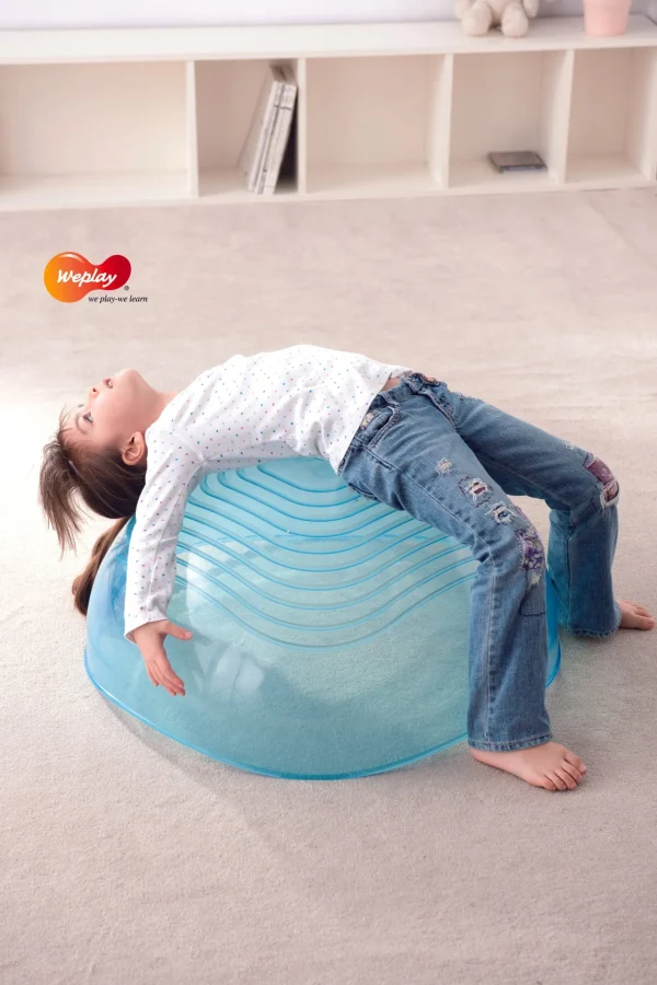 Weplay Rocking Bowl - Clear Blue