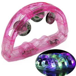 Educational Toys Sensory Light Up Tambourine Mix colours