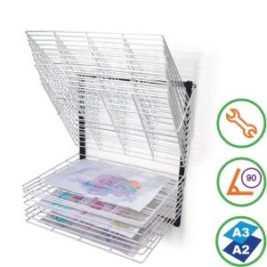 Educational Toys 20 Shelf Wall Mounted Drying Rack