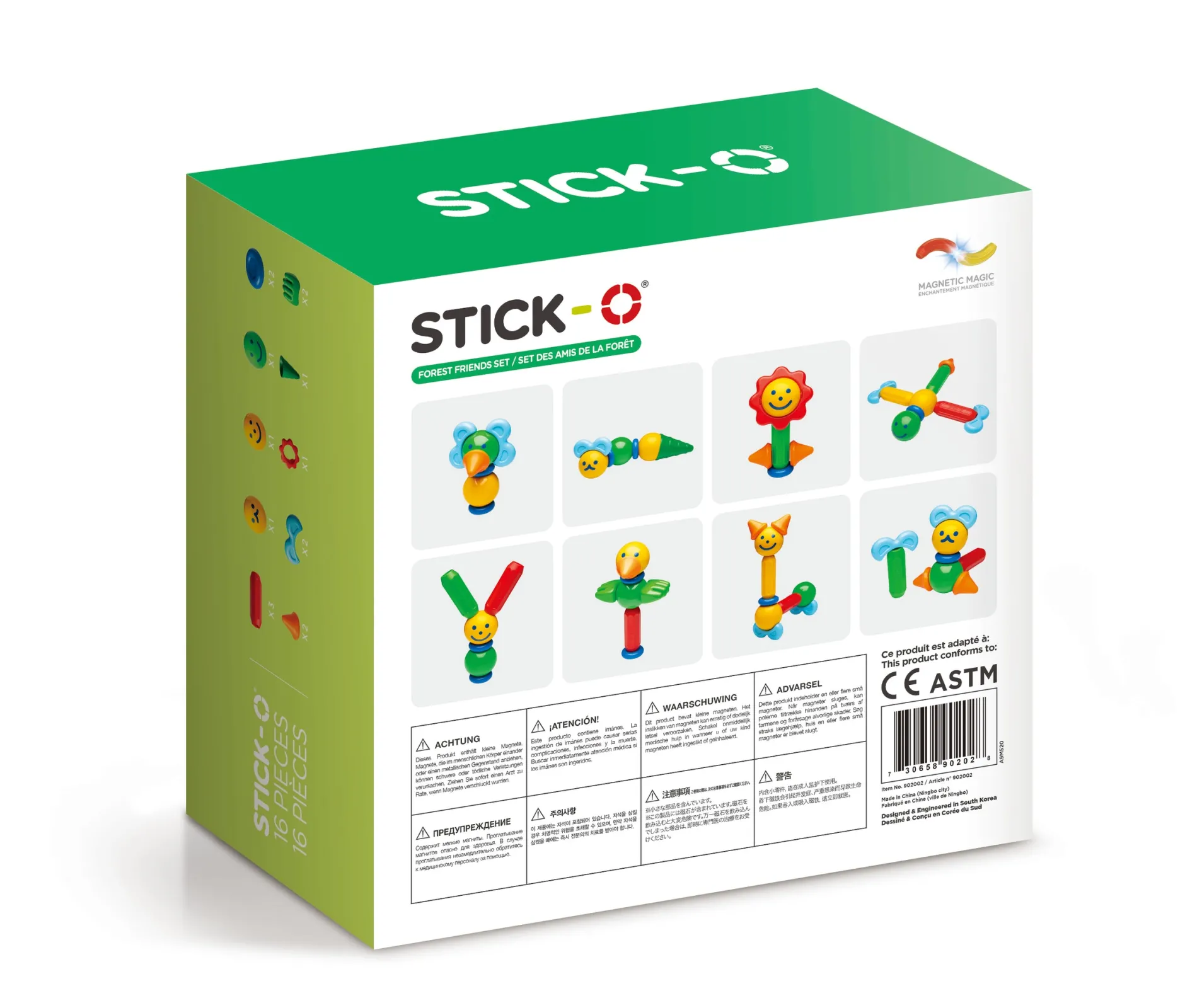 sticko_forest_friends_set_7.webp Magformers Stick-O Forest Friends set 16pc