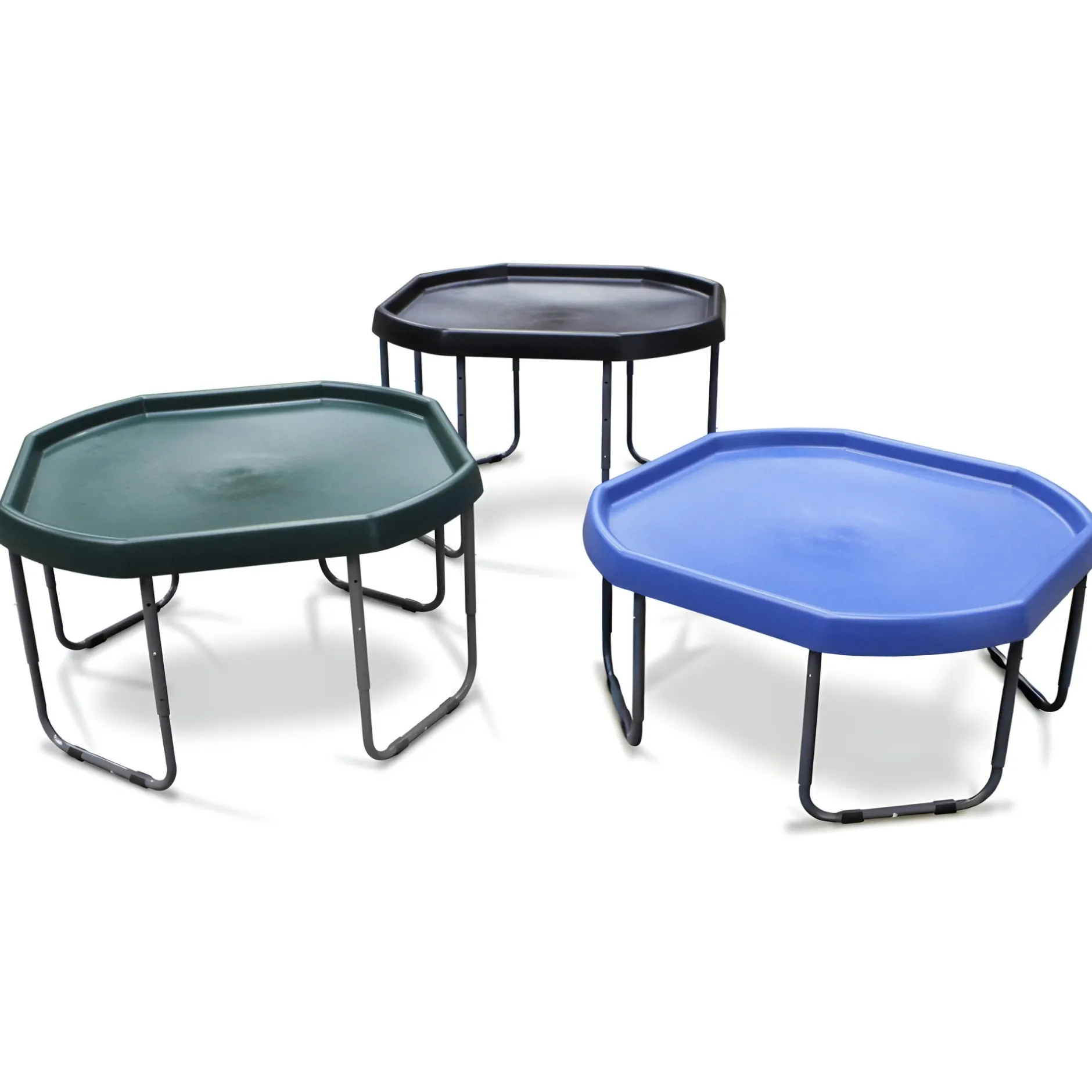 tuff_tray_cm_stand_and_wa_1.webp Educational Toys Tuff Tray (100cm), Stand and Water Resistant Cover - Black Tray, Grey Stand, Blue Cover