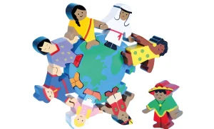 Educational Toys Wooden Children Of The World Puzzle