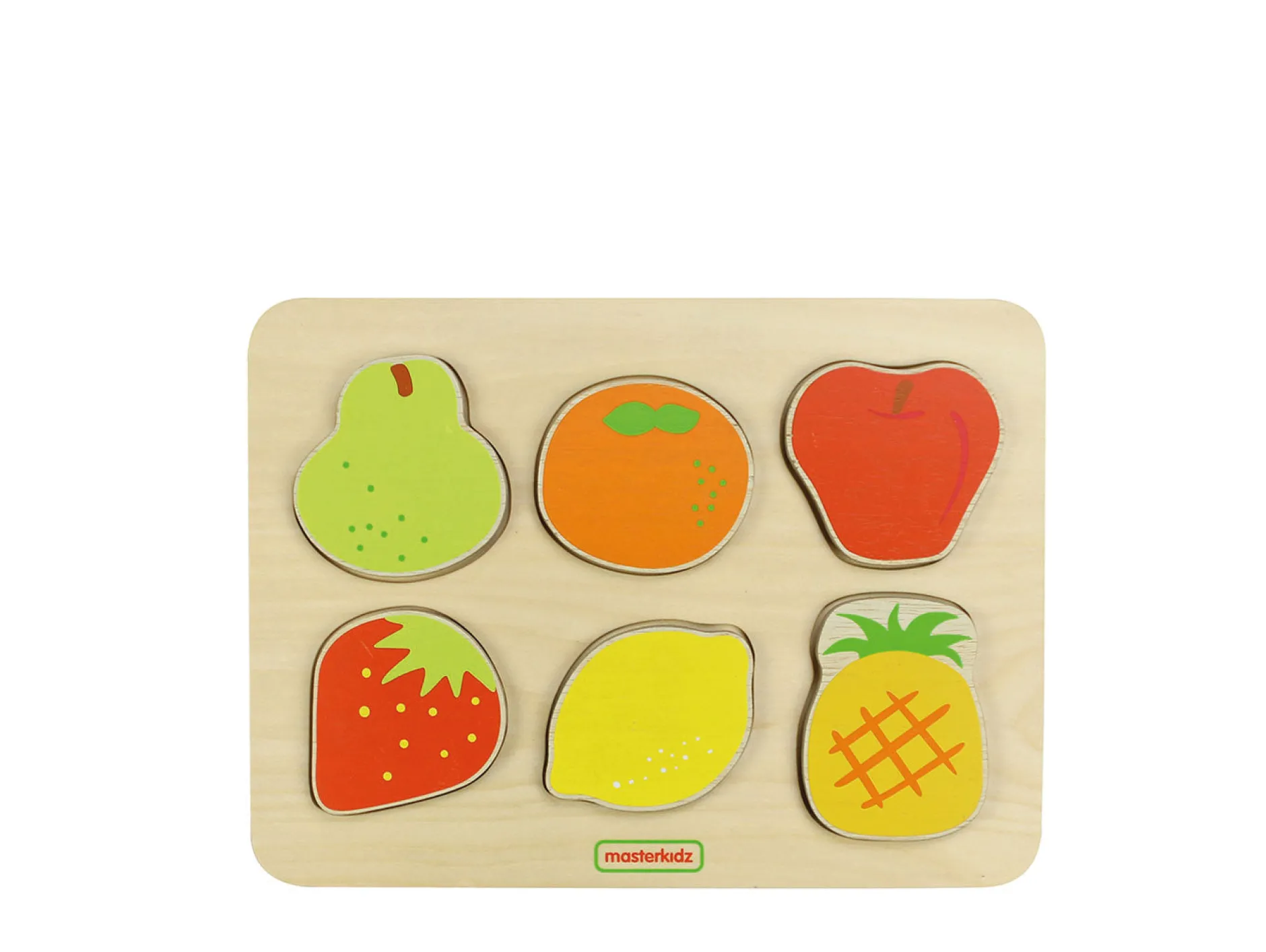 wooden_chunky_fruit_puzzl_1.webp Educational Toys Wooden Chunky Fruit Puzzle - Reduced To Clear