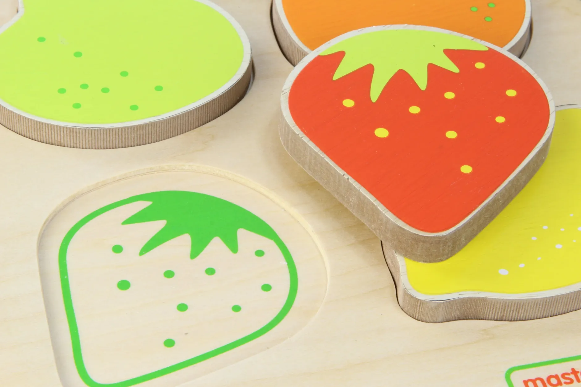 wooden_chunky_fruit_puzzl_2.webp Educational Toys Wooden Chunky Fruit Puzzle - Reduced To Clear