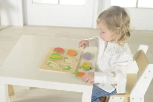 Masterkids Wooden Chunky Vegetable Puzzle - Reduced To Clear!