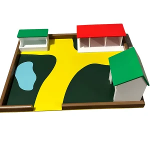 Educational Toys Wooden Farmyard (Animals not Included)