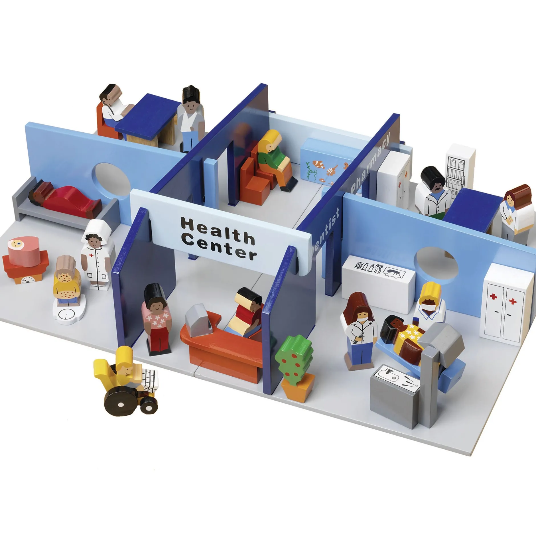 wooden_health_centre_play_0.webp Educational Toys Wooden Health Centre Play Set