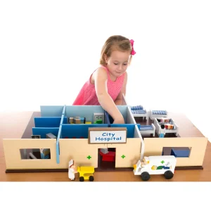 Educational Toys Wooden Hospital Play Set