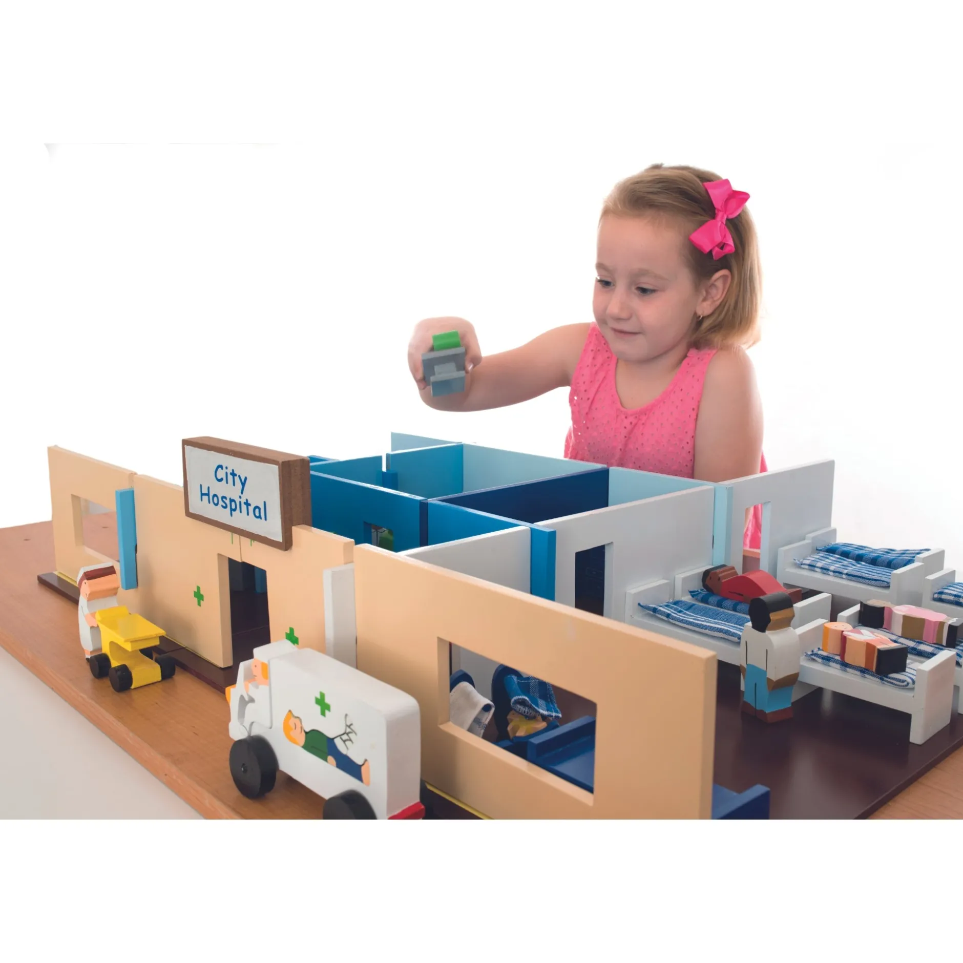 wooden_hospital_play_set_5.webp Educational Toys Wooden Hospital Play Set