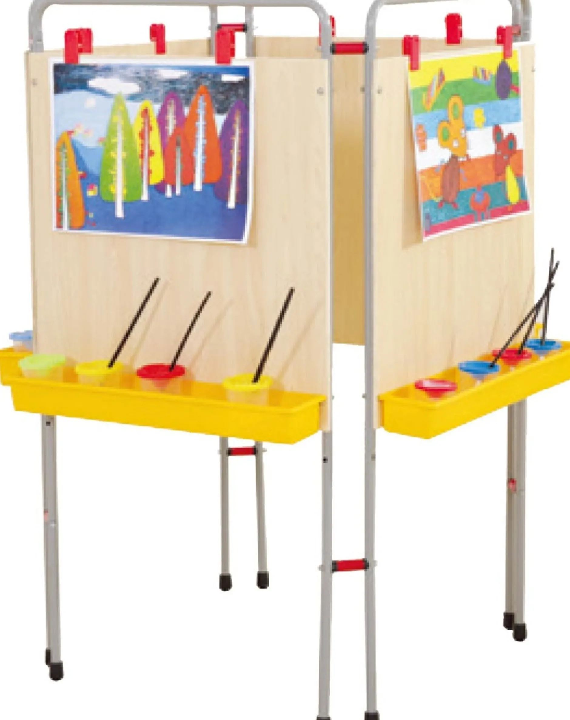 wooden_sided_easel_2.webp Educational Toys Wooden 4-Sided Easel