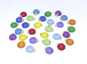 PRIME 30 Wooden Sorting Number Ladybirds - Reduced To Clear!