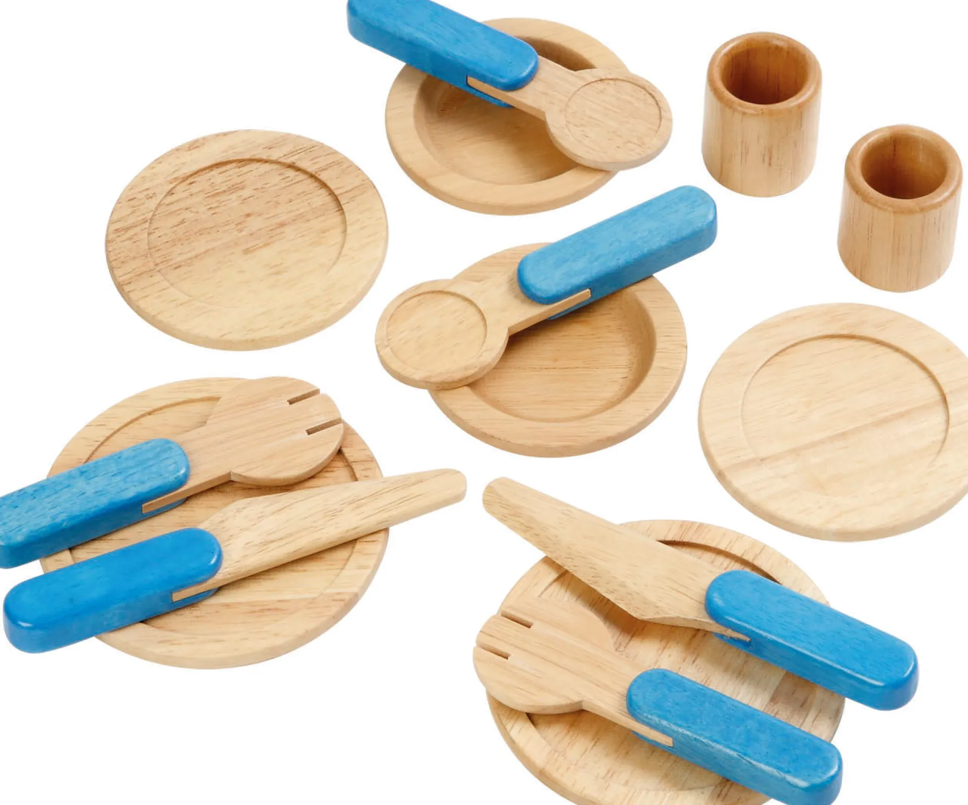 wooden_tableware_set_for__5.webp Educational Toys Wooden Tableware Set For 4