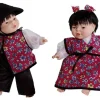 Robbie Toys World Doll Pair of East Asian Dolls